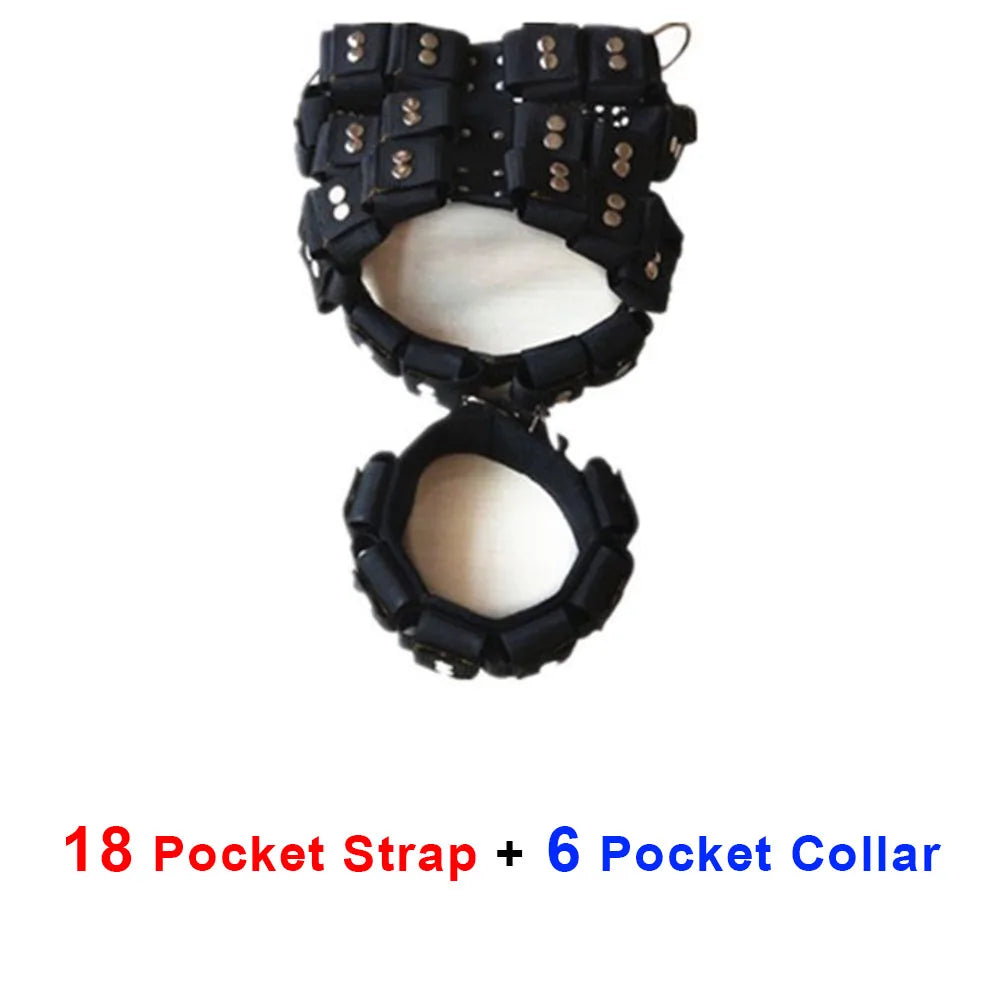 S-XL Empty Shell Weight Carrying Strap Workout Vest with Pockets Muscle Power Training Dog Harness For Large Medium Small Dogs