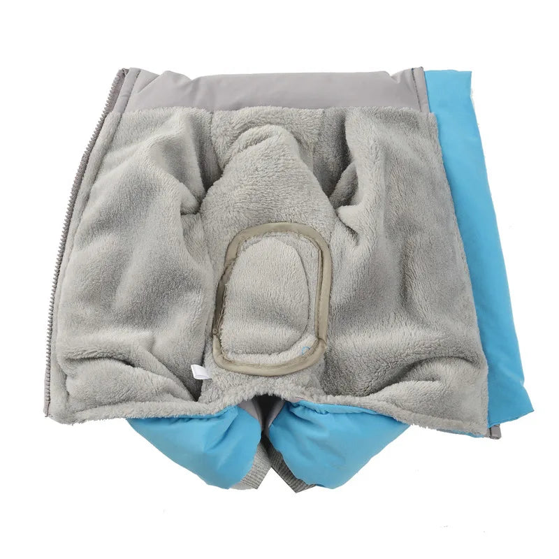 Pet Small Dog Winter Warm Clothes With D-ring Thick Fleece Lining Waterproof Windproof Jacket Puppy Chihuahua Solid Costume Coat