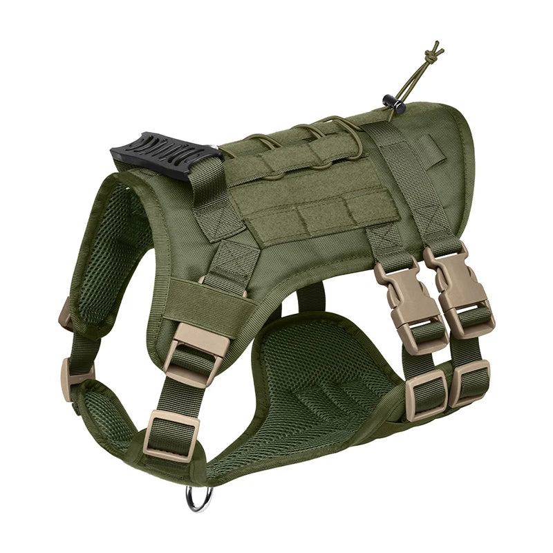 Big Dog Tactics Training Vest Harness Multi Functional Nylon Dog Adjustable Comfortable Control Dog Chest Harness Pet Supplies