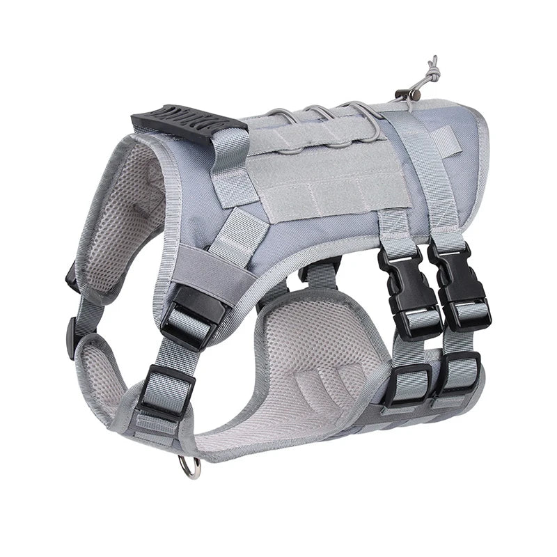 Big Dog Tactics Training Vest Harness Multi Functional Nylon Dog Adjustable Comfortable Control Dog Chest Harness Pet Supplies