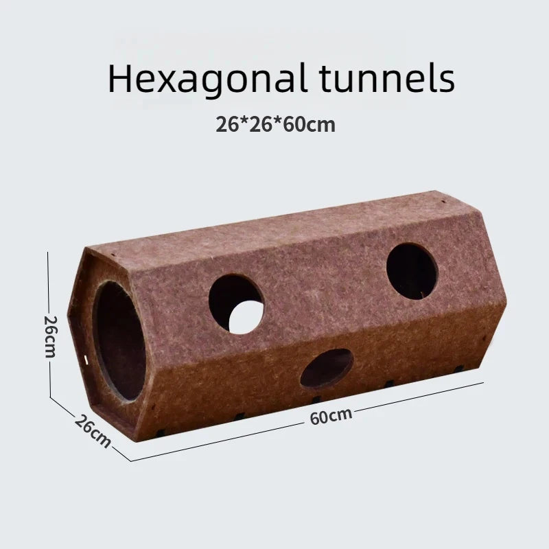 Pet Cat Tunnel Tube Toys foldable Tunnels for Indoor Cats Kitten Play Tube Suitable for all four seasons