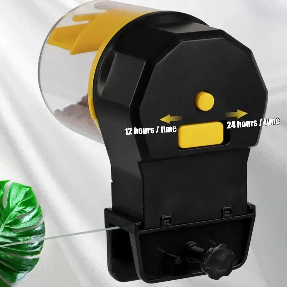 Fish Tank Feeder Automatic Fish Tank Goldfish Feeder Aquarium Reliable Intelligent Timed Large Capacity Automatic Fish Feeder