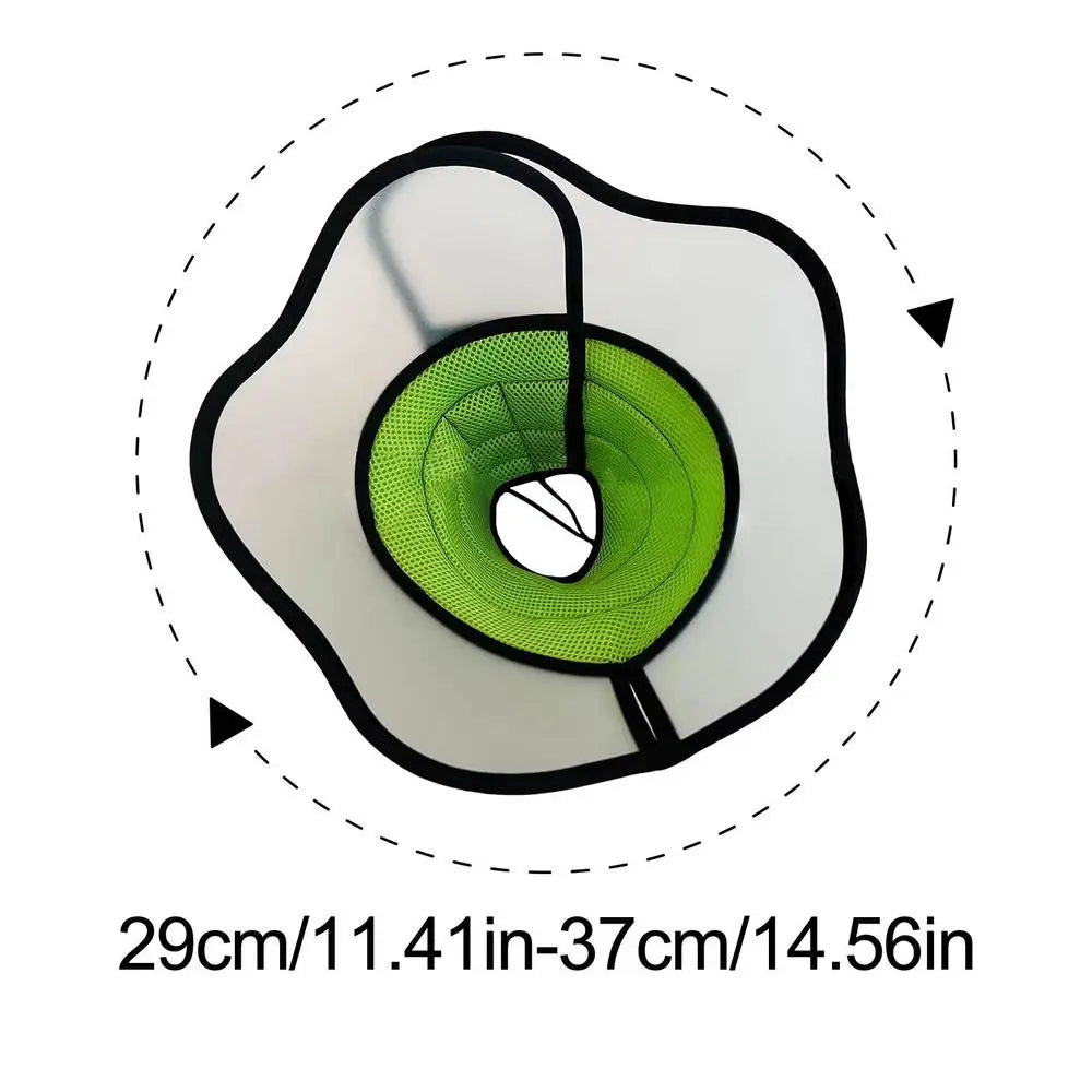 Pet Recovery Dog Cones Collar Cat Cones After Surgerys Adjustable Breathable Dog Cone Collar Soft Puppy Elizabethan E-Collar