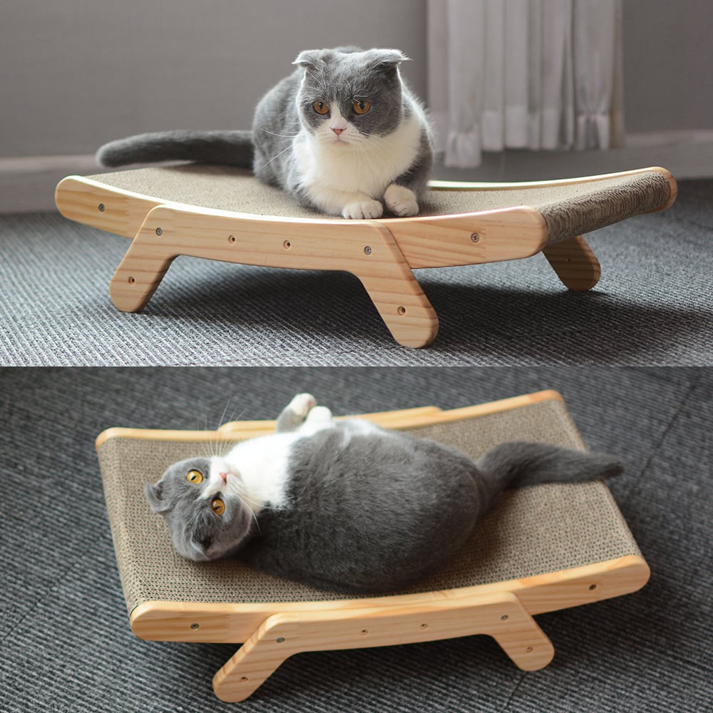 Deformation Cat Bed Vertical Corrugated Paper Grinding Claw Toy Replaceable Core Pet Products