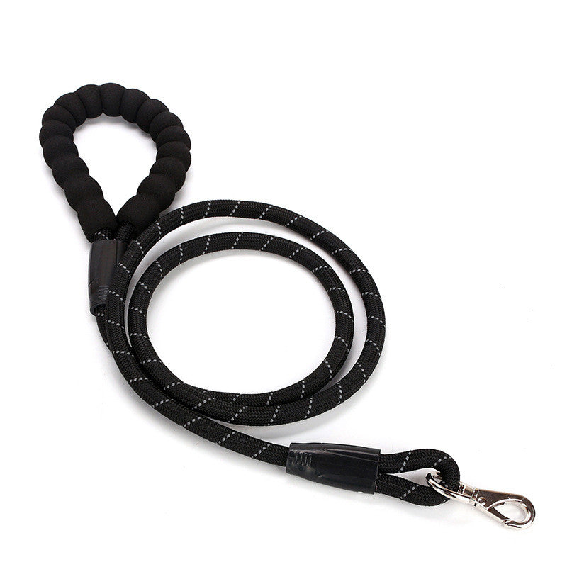 Dog Leash EVA Nylon Reflective Spring Anti- Wash Leash Strong Durable Round Rope Pet Outdoor Products