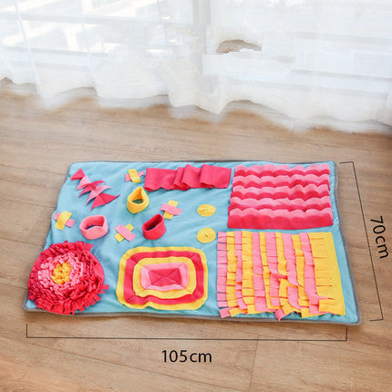 Pet Sniffing Mat Dogs Consume Energy Training Decompression Puzzle Slow Food Toy Blanket