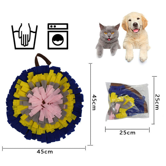 Foreign Trade Cross-border Pet Toys Slow Food Training Mat Sniffing Mat Pet Interactive Educational Products Bite Resistance Exercise Mat