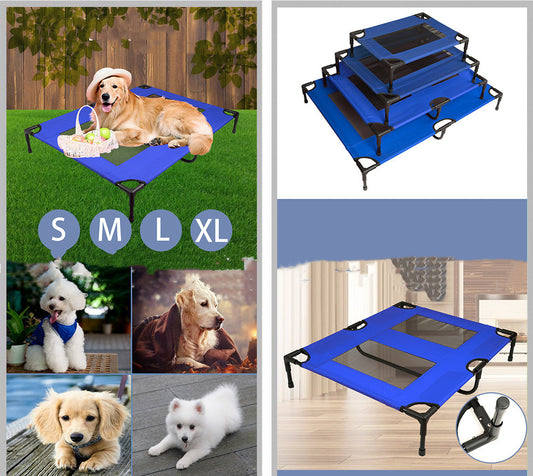 Pet Supplies Cat Litter Dog Cage Pet Trampoline Folding Portable Camping Bed