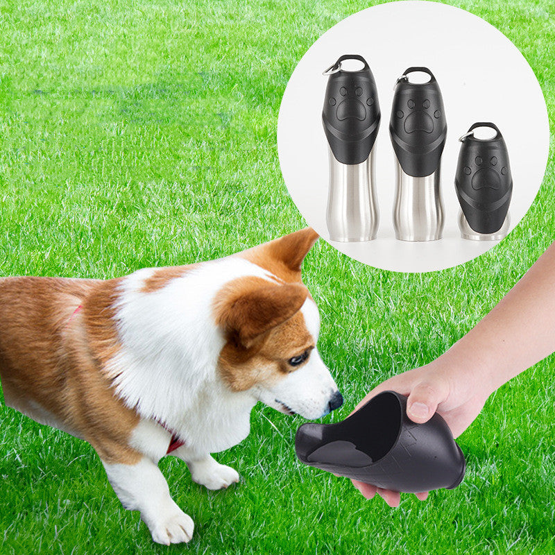 Household pet drinking bottle outdoor portable cat and dog waterer