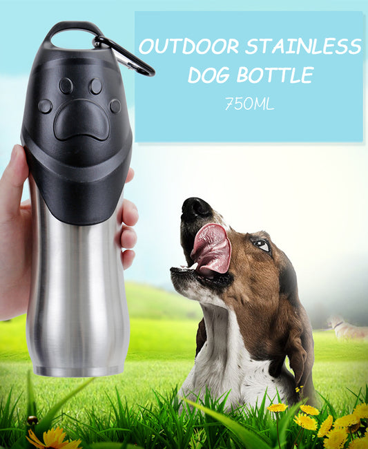 Household pet drinking bottle outdoor portable cat and dog waterer
