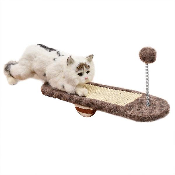 Cat kitten, seesaw toy