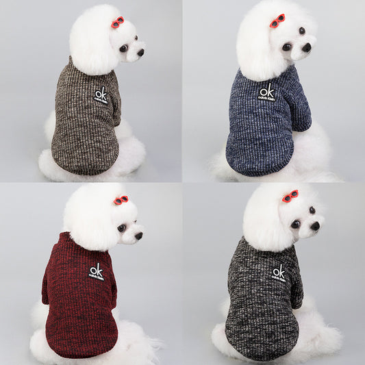 Pet clothing sweater