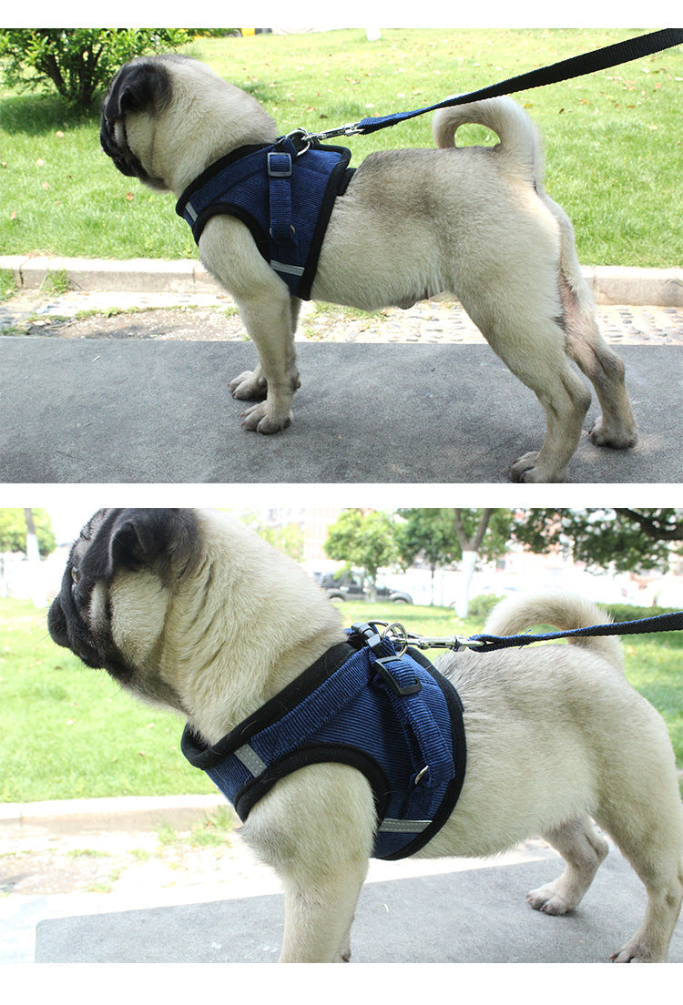 Vest reflective dog leash