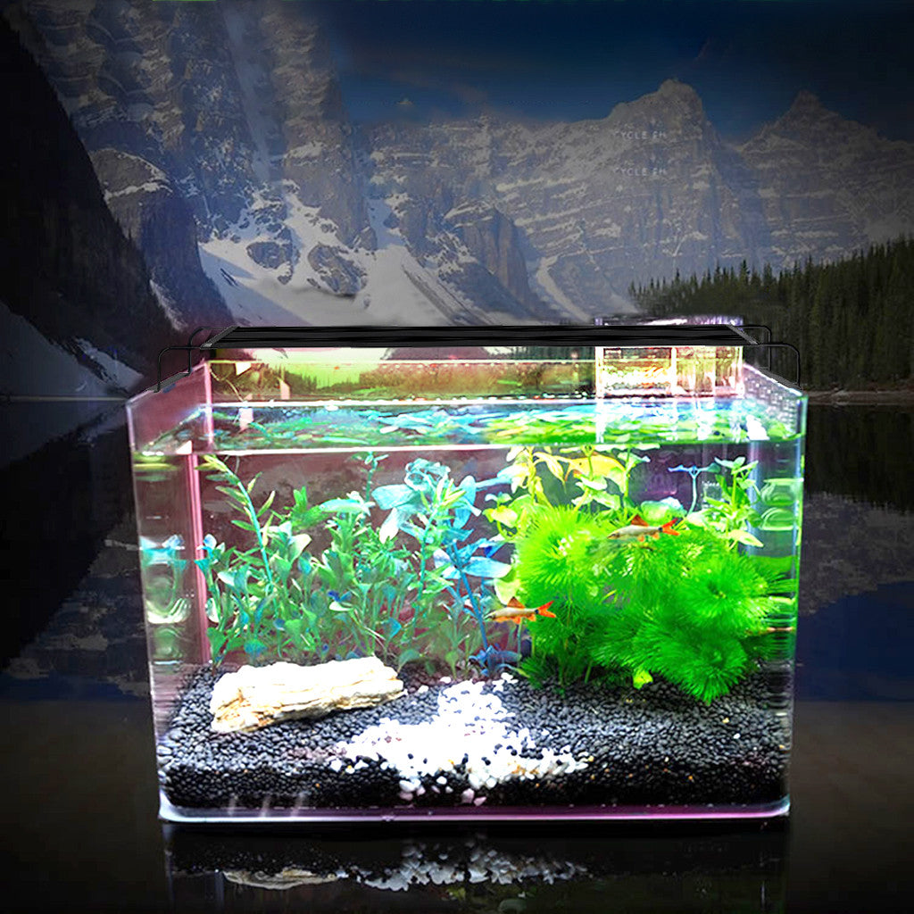 Aquarium Hood Lighting Color Changing Remote Controlled Dimmable RGBW LED Light