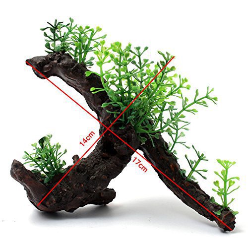 Amazon selling aquarium decorative wood plant aquatic aquatic vegetation simulation artificial decorative plant