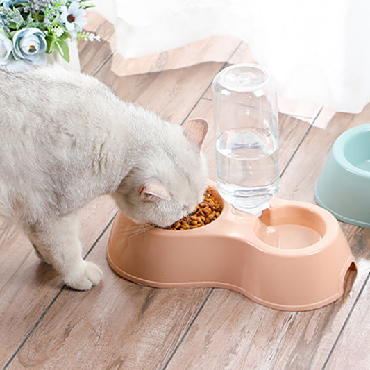Pets Automatic Drinking Water Double Bowl
