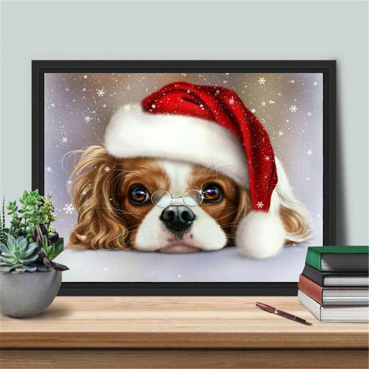 New Product Christmas Cute Pet Theme 5D Diamond Painting