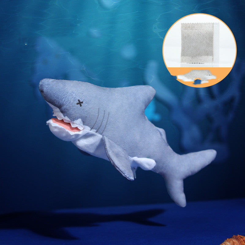 Plush Shark Simulation Fish Appearance, Vibration And Touch